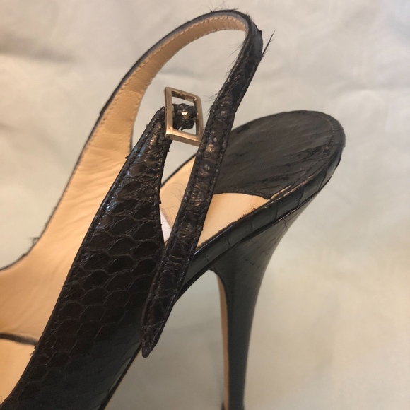 Size 36 (US 6) JIMMY CHOO Slingback Black Pumps - Picture 6 of 7
